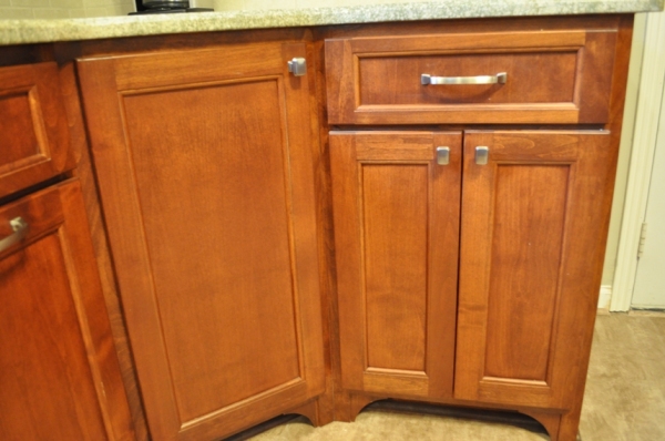 Stained Alder Cabinets Furniture Style Toekicks